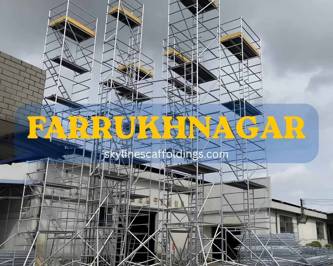 Aluminium scaffolding on rent in Farrukhnagar