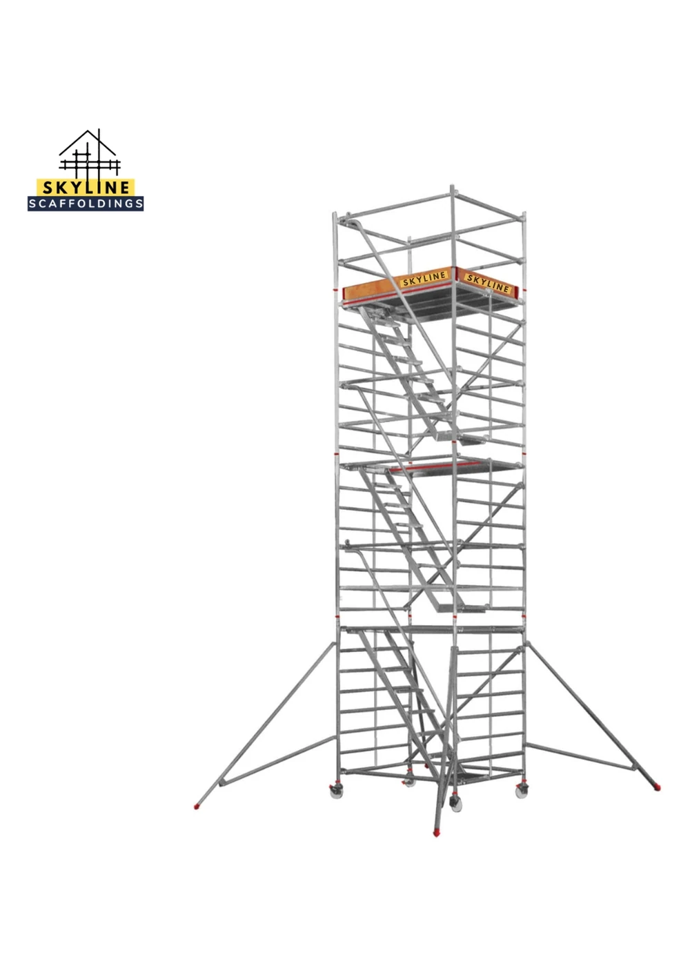 Aluminium scaffolding system
