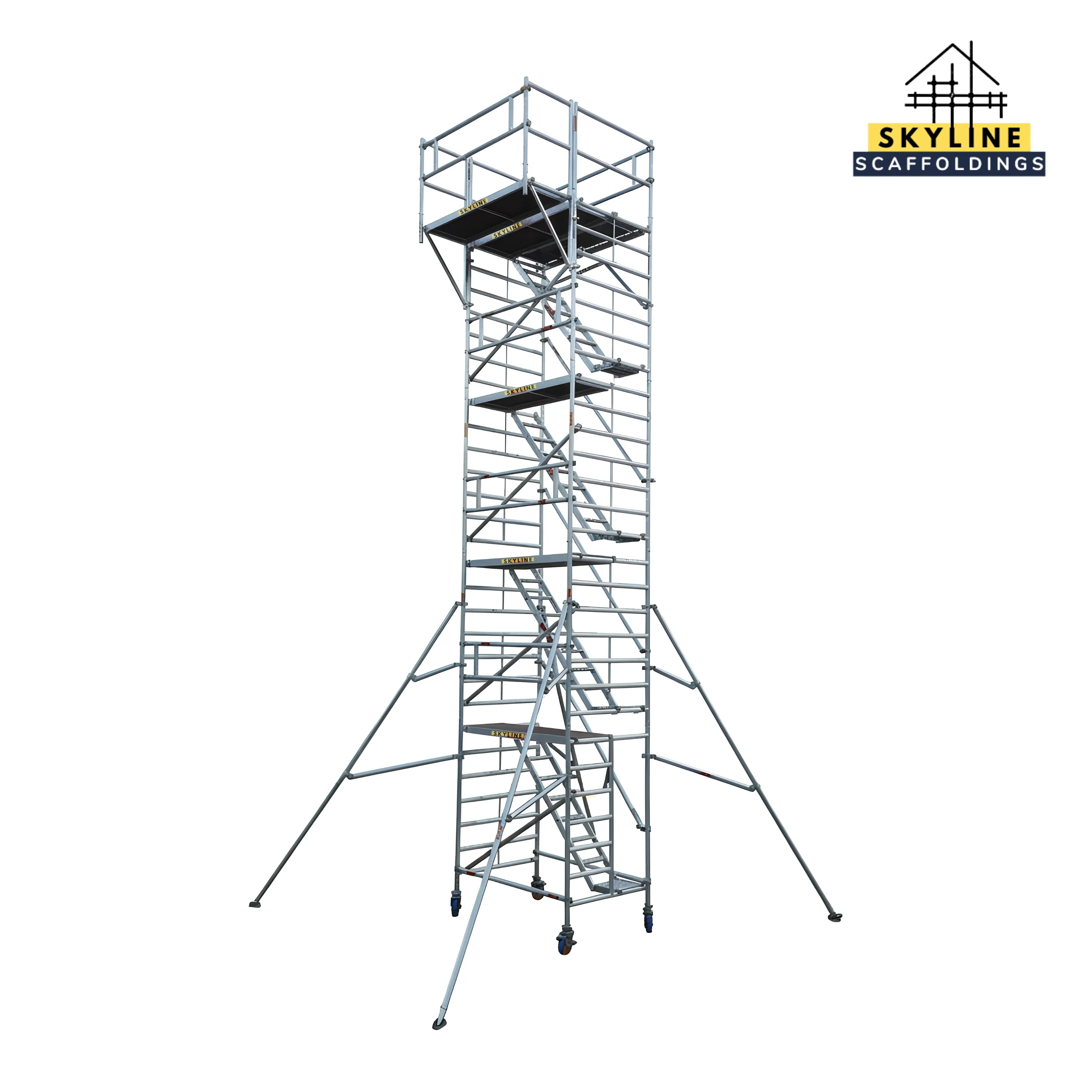 Aluminium scaffolding tower by Skyline Scaffoldings